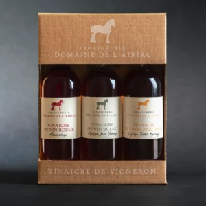 coffret trilogie vinaigres de vin airial