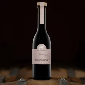 packshot produit balsamique vieilli en fût de cerisier