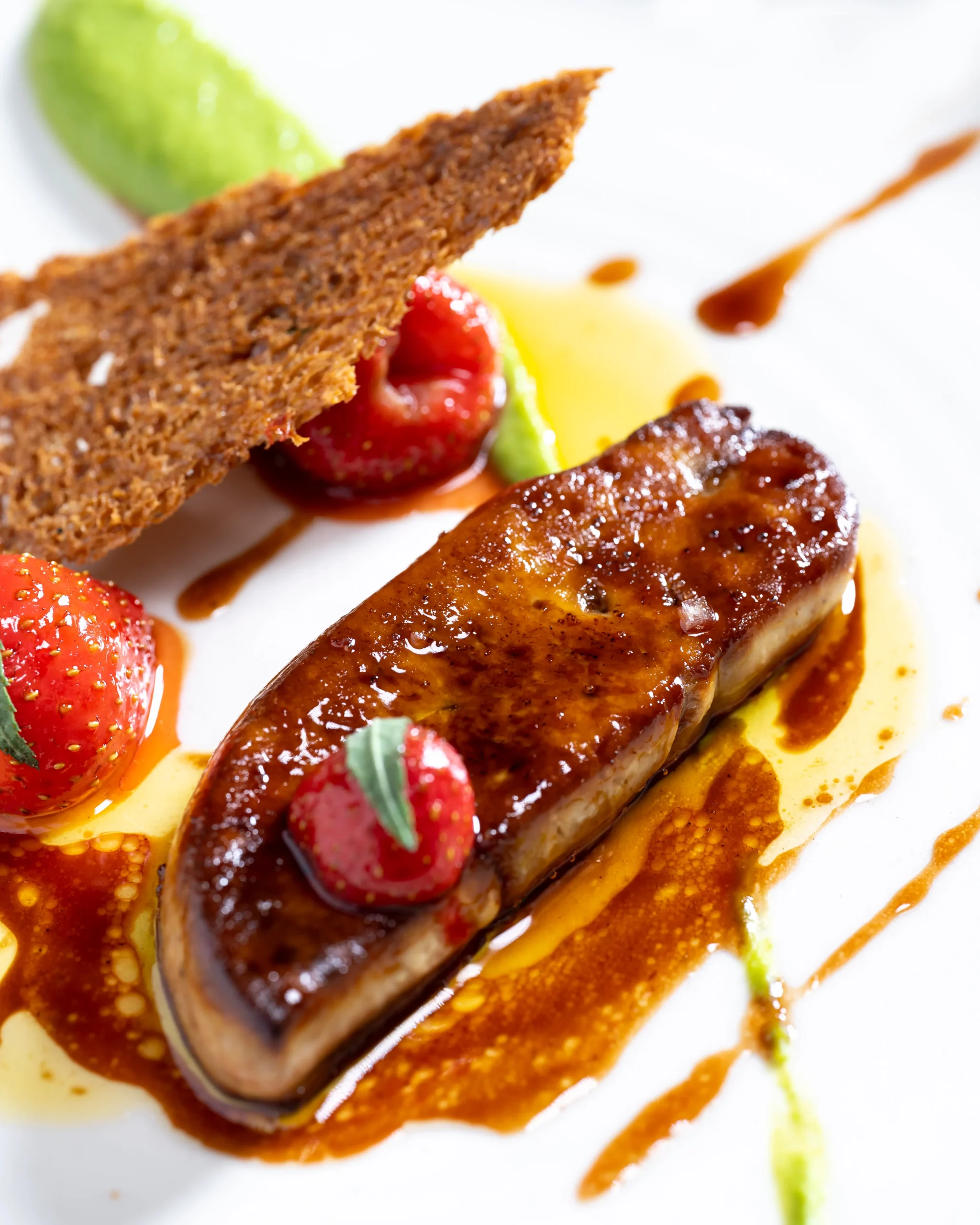 foie gras poelé au balsamique vieilli en fût d'acacia